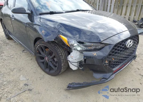 2021 Hyundai Veloster Turbo R-Spec z USA, uszkodzony, nr VIN KMHTH6AB6MU032180